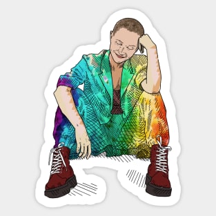 Rainbow Suit Dom - ONLY Sticker